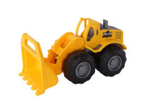 Lastebil og gravemaskin